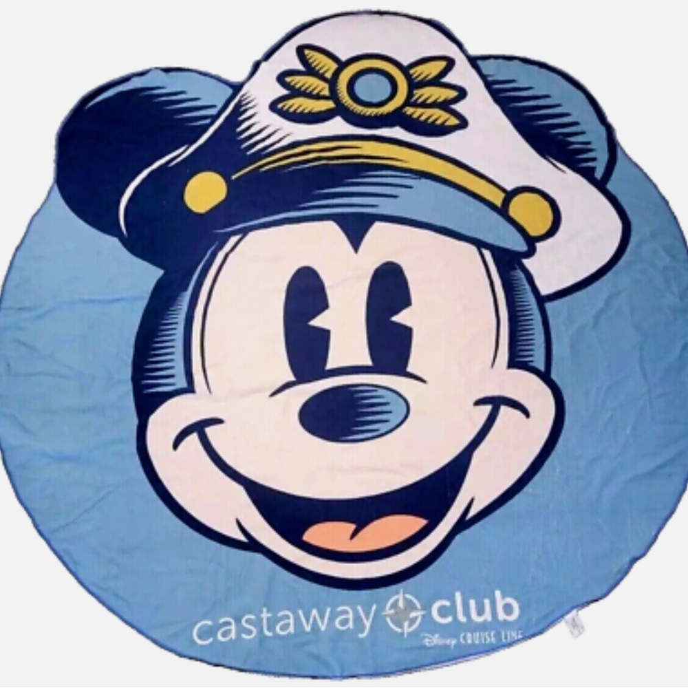 Disney Cruise Line Captain Mickey Beach Towel